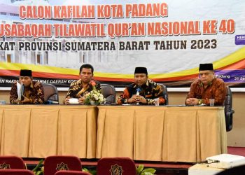 Seleksi Kafilah Kota Padang MTQ Nasional Sumbar ke-40 Selesai, Kabag Kesra Fuji Astomi : Alhamdulillah Antusiasme Peserta Sangat Tinggi 
