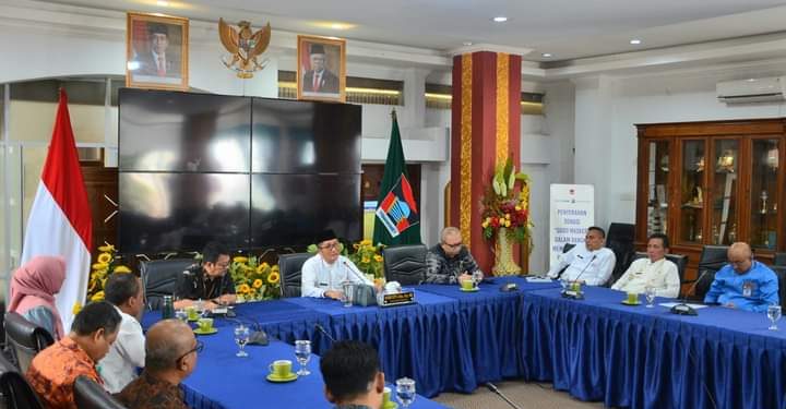 Pemko Dan BWS Sumatera V Bahas Peningkatan Revitalisasi Sungai Batang Arau