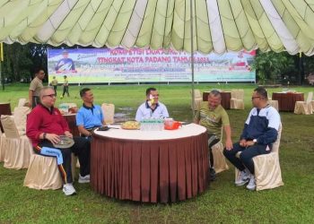 Tingkatkan Sinergitas, TNI-Polri Dan Pemko Padang Gelar Olahraga Bersama