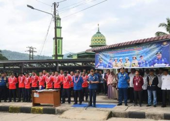 Juara Nasional NFSC 2023, Apresiasi Damkar Padang, Wako Hendri Septa Arak Piala Keliling Kota
