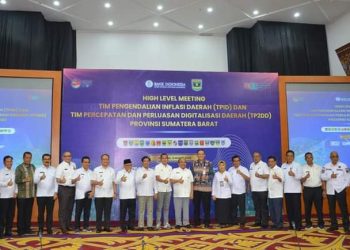Kendalikan Inflasi, Sekda Andree Algamar Ikuti High Level Meeting TPID Dan TP2DD Oleh BI Perwakilan Sumbar
