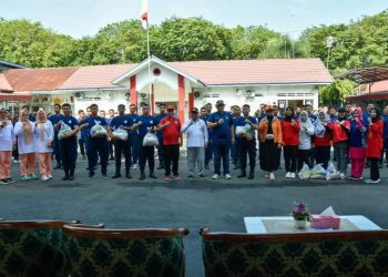 Sekdako Andree Algamar Hadiri Puncak HUT Damkar