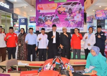 Sudah Berjalan 8 Tahun, Wako Padang Hendri Septa Apresiasi Donor Darah Di SJS Plaza