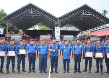 Pimpin Apel Di Disdamkar Kota Padang, Sekda Andree Algamar Sampaikan Hal Ini!