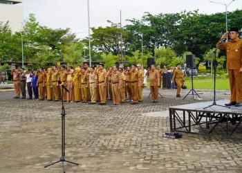 Gelar Apel Gabungan Dan Halal Bi Halal, Wako Hendri Septa Minta ASN Tingkatkan Etos Kerja