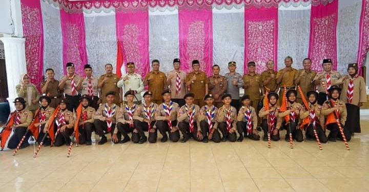 Ikuti Lomba Tingkat IV Regu Penggalang, Wako Hendri Septa Lepas Kontingen Pramuka Kota Padang