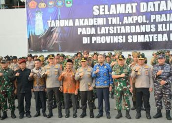 Wawako Ekos Albar Sambut Kedatangan Peserta Latsitardanus XLIII 2023 Di Sumbar