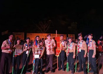 Juara Umum Lomba Tingkat IV Regu Penggalang, Pramuka Kota Padang Melenggang Ke Tingkat Nasional