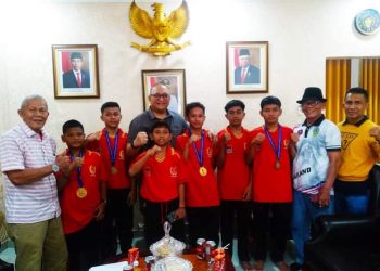 Raih Medali Emas Di Piala Gubernur Kaltim, Sekdako Andree Algamar Apresiasi Atlet Gulat Kota Padang
