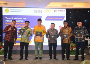 Wako Hendri Septa Tandatangani Komitmen Bersama Dengan Kementan Tentang KUR Khusus Bidang Pertanian