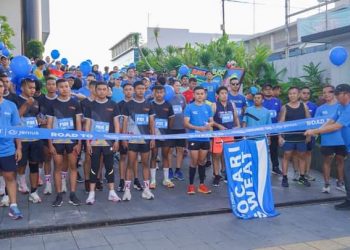 Wako Hendri Septa Lepas Peserta Road To Pocari Sweat Run Indonesia
