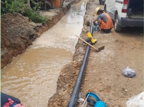 Perumda AM Padang Minta Pekerjaan Drainase Perhatikan Keberadaan Jaringan Pipa Air Minum