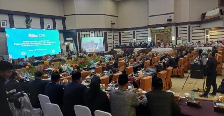 Paripurna HUT ke-81 Oki, Farid Hadi Sasongko Ajak Perkuat Komitmen Untuk Kemajuan Daerah